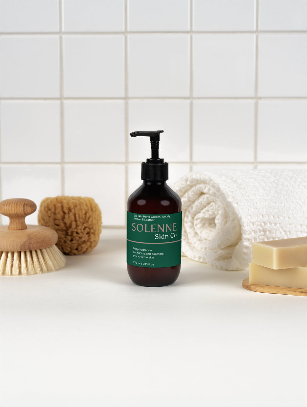 Silk Skin Hand Cream, Woody Amber & Leather